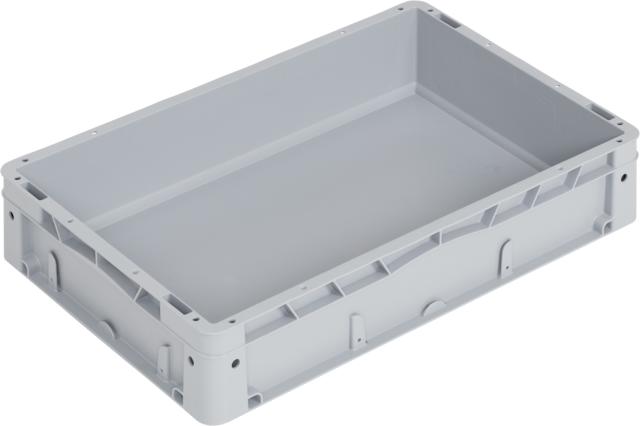 Přepravka Logiline Futura 6412.060.971 šedá, UÚ, uzavřená, ploché dno